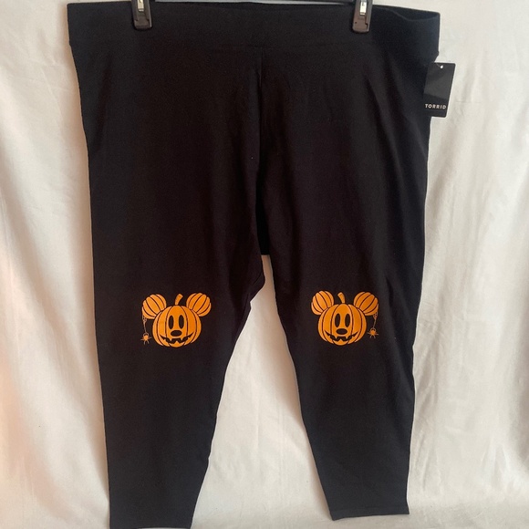 Disney Mickey Mouse Pumpkin Legging - Size 4X - NEW! with tags - Picture 1 of 5